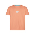 Phil & Co Phil & Co Heren Shortama Korte Pyjama Set Oranje/Donkerblauw Gemêleerd