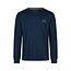 Phil & Co Phil & Co Heren Pyjamashirt Lange Mouw Donkerblauw