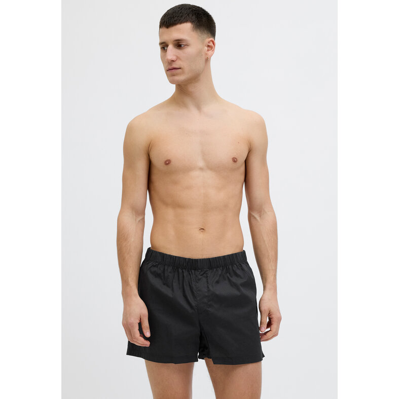 Jack & Jones Jack & Jones Heren Wijde Boxershorts Geweven Katoen JACMILANO 3-Pack Grijs/Zwart