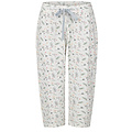 By Louise By Louise Ladies Capri Pyjamas Three Quarter Orange/White Floral