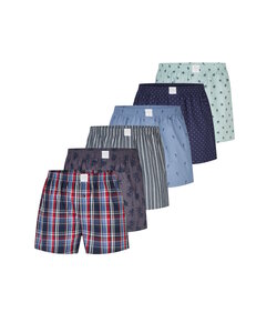 MG-1 Wide Boxer Shorts Men 6-Pack Multicolor D715