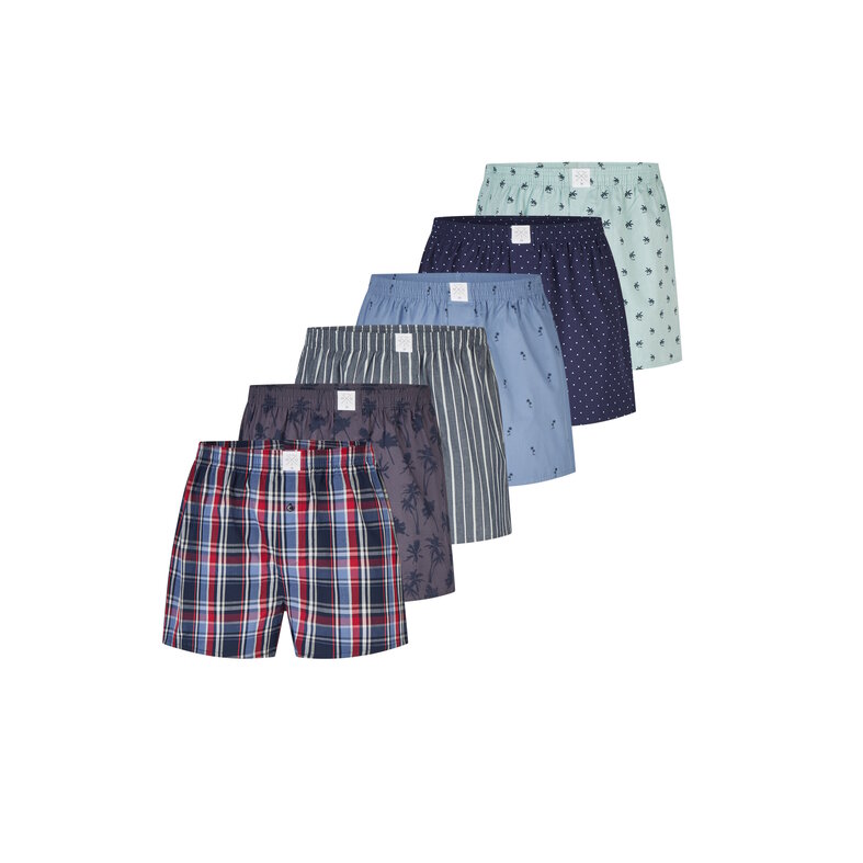 MG-1 MG-1 Wide Boxer Shorts Men 6-Pack Multicolor D715