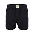 Phil & Co Phil & Co Men's Loose-Fit Boxer Shorts 4-Pack Black