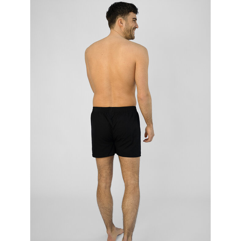 Phil & Co Phil & Co Men's Loose-Fit Boxer Shorts 4-Pack Black