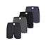 Phil & Co Phil & Co Men's Loose-Fit Boxer Shorts 4-Pack Black