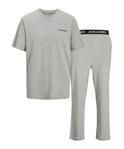 Jack & Jones Men's Pyjama Set JACEVEREST Light Grey