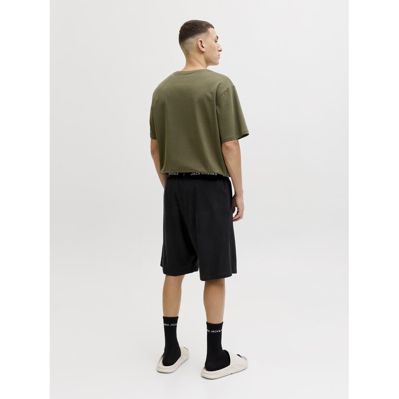 Jack & Jones Jack & Jones Heren Korte Shortama Pyjamaset JACEVEREST Groen/Zwart