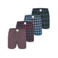 Phil & Co Phil & Co Men's Loose-Fit Boxer Shorts 4-Pack Checkered