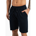 Phil & Co Phil & Co Men's Short Pyjama Pants Striped/Plain Blue 2-Pack