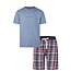 Phil & Co Phil & Co Men's Short Pants Short Pajama Set Blue/Red Checkered