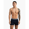 Happy Shorts Happy Shorts Heren Boxershort Hartjes 3-Pack Blauw