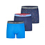 Happy Shorts Happy Shorts Heren Boxershort Hartjes 3-Pack Blauw