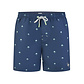 Happy Shorts Happy Shorts Men's Swim Shorts Palm Tree Print Dark Blue