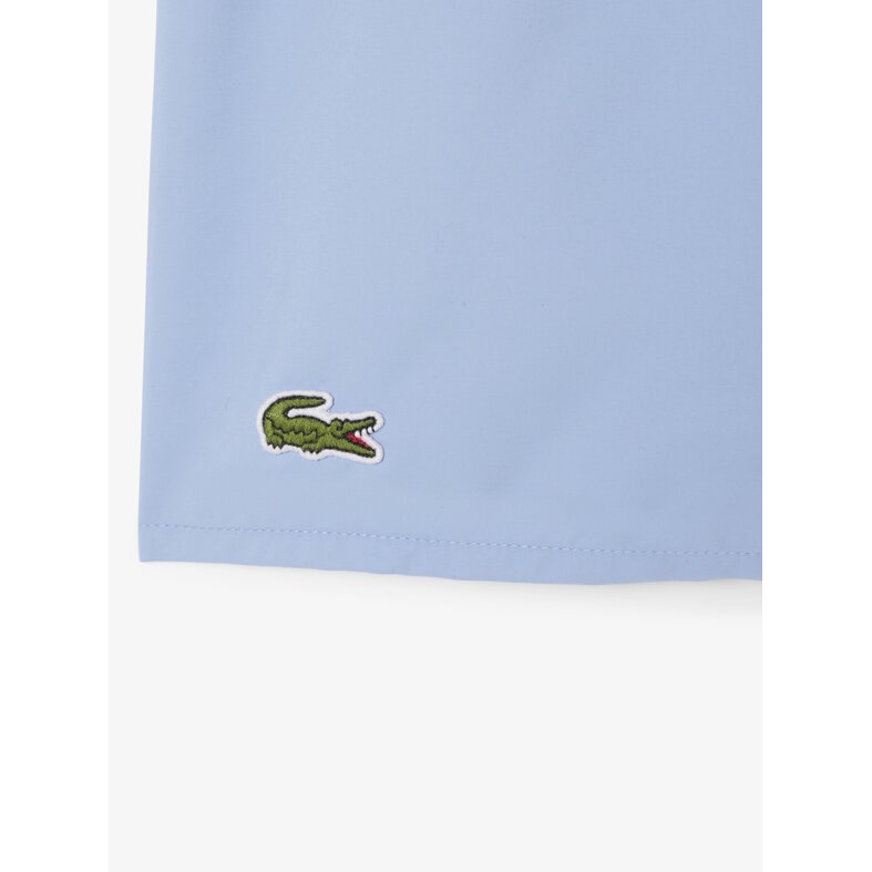 Lacoste Lacoste Heren Zwemshort Effen Blauw