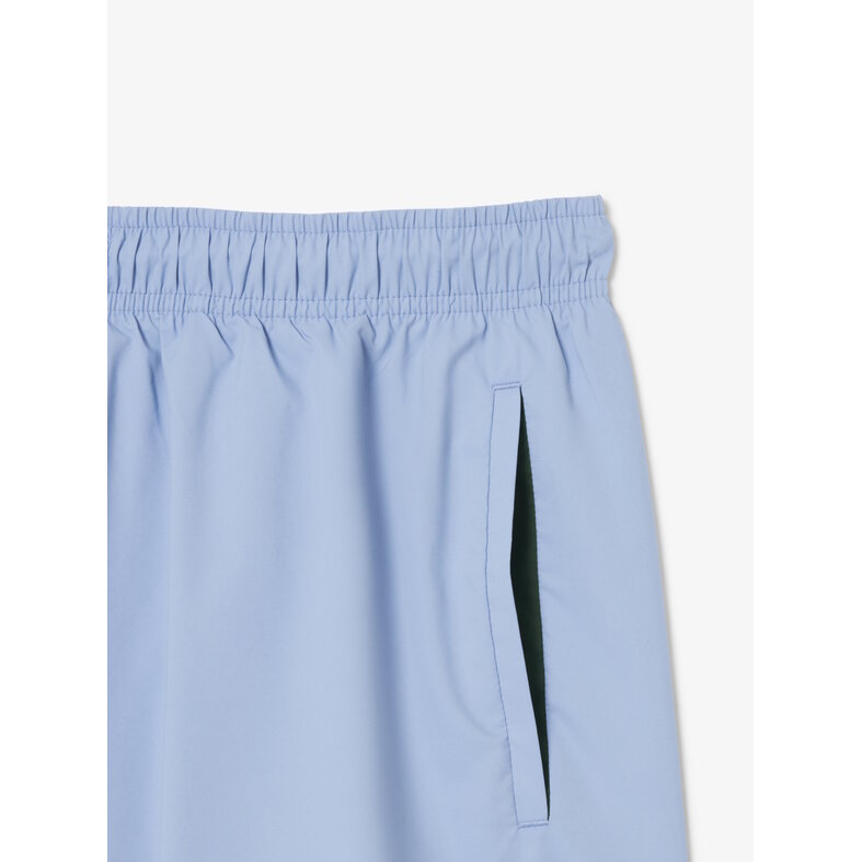 Lacoste Lacoste Heren Zwemshort Effen Blauw