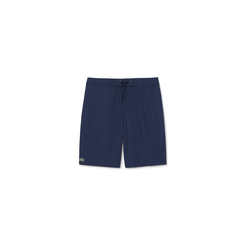 Lacoste Lacoste Heren Boardshort Lange Zwemshort Effen Navy Blauw