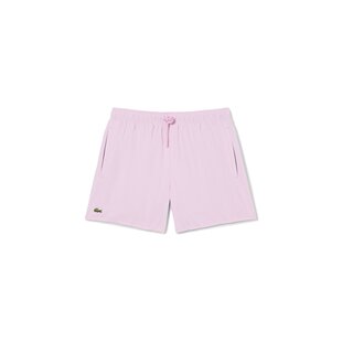 Lacoste Heren Zwemshort Effen Roze