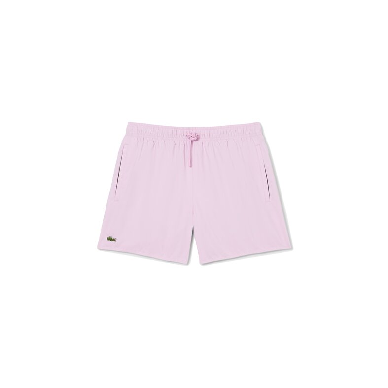 Lacoste Lacoste Heren Zwemshort Effen Roze