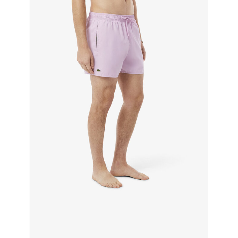 Lacoste Lacoste Heren Zwemshort Effen Roze