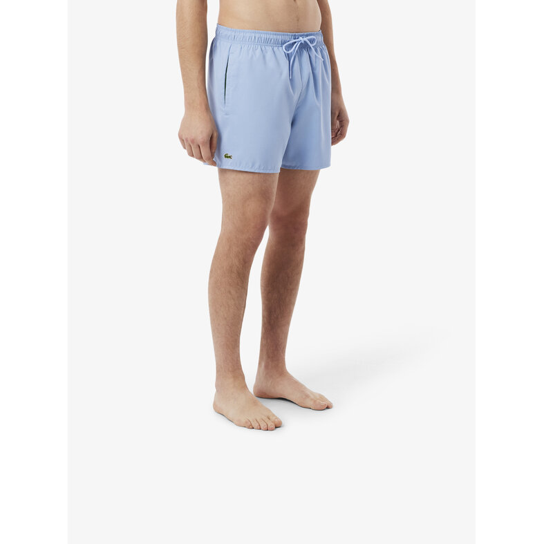 Lacoste Lacoste Heren Zwemshort Effen Blauw