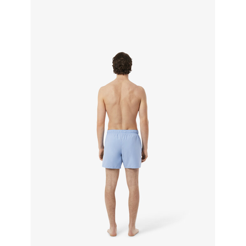 Lacoste Lacoste Heren Zwemshort Effen Blauw