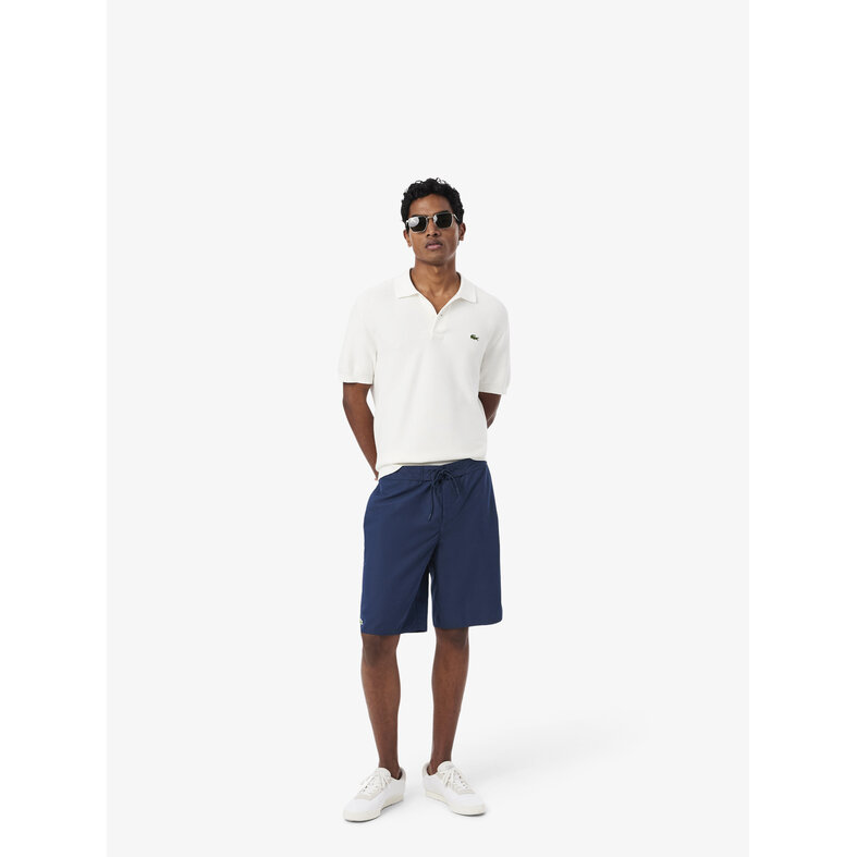 Lacoste Lacoste Heren Boardshort Lange Zwemshort Effen Navy Blauw