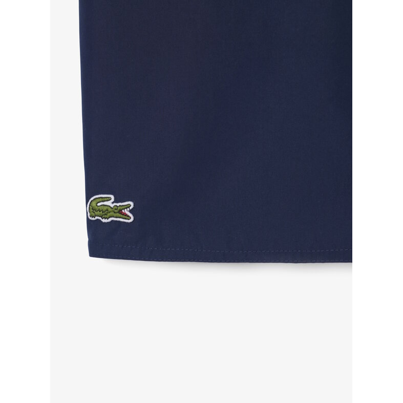 Lacoste Lacoste Heren Boardshort Lange Zwemshort Effen Navy Blauw