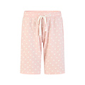 By Louise By Louise Dames Shortama Korte Pyjama Set Roze Gestipt
