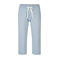 By Louise By Louise Ladies Capri Pyjama Set Three Quarter Pants Blue Striped