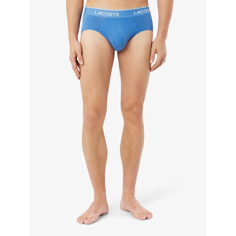Lacoste Lacoste Heren Slips Casual Briefs 5-Pack Navy Blauw/Turqouise/Groen