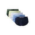 Lacoste Lacoste Heren Slips Casual Briefs 5-Pack Navy Blauw/Turqouise/Groen