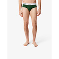 Lacoste Lacoste Heren Slips Casual Briefs 3-Pack Navy Blauw/Groen/Zwart