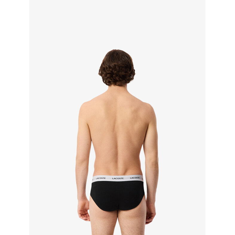 Lacoste Lacoste Heren Slips Casual Briefs 3-Pack Navy Blauw/Groen/Zwart