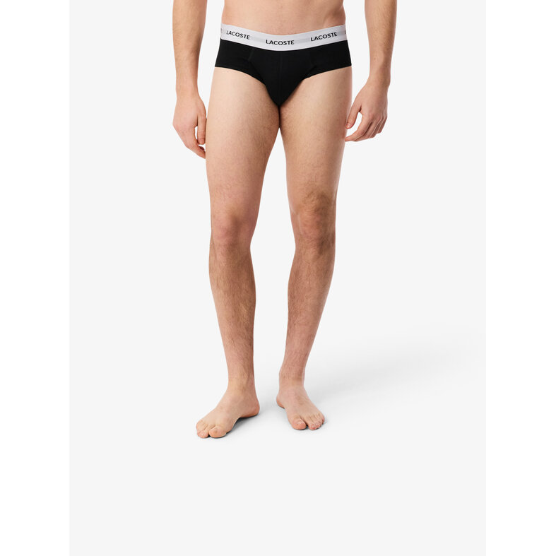 Lacoste Lacoste Heren Slips Casual Briefs 3-Pack Navy Blauw/Groen/Zwart