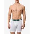 Lacoste Lacoste Heren Boxershorts Met Lange Pijp Boxer Briefs 3-Pack Wit/Grijs/Zwart