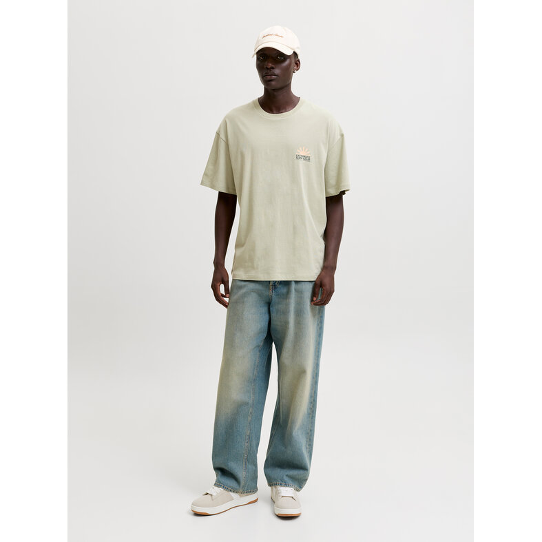 Jack & Jones Jack & Jones Heren Surf Backprint T-Shirt JORSURF Groen