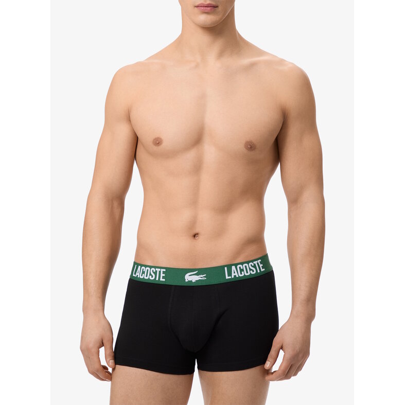 Lacoste Lacoste Heren Boxershorts Trunks 5-Pack Zwart