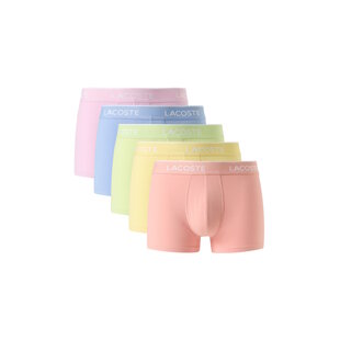 Lacoste Men's Boxer Shorts Trunks 5-Pack Pastel Multi