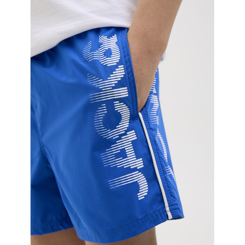 Jack & Jones Junior Jack & Jones Junior Jongens Zwemshort JPSTMAUI Splicelogo Effen Blauw