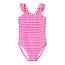 Name It Name It Girls Swimsuit NKFZIPPA Pink/White Striped