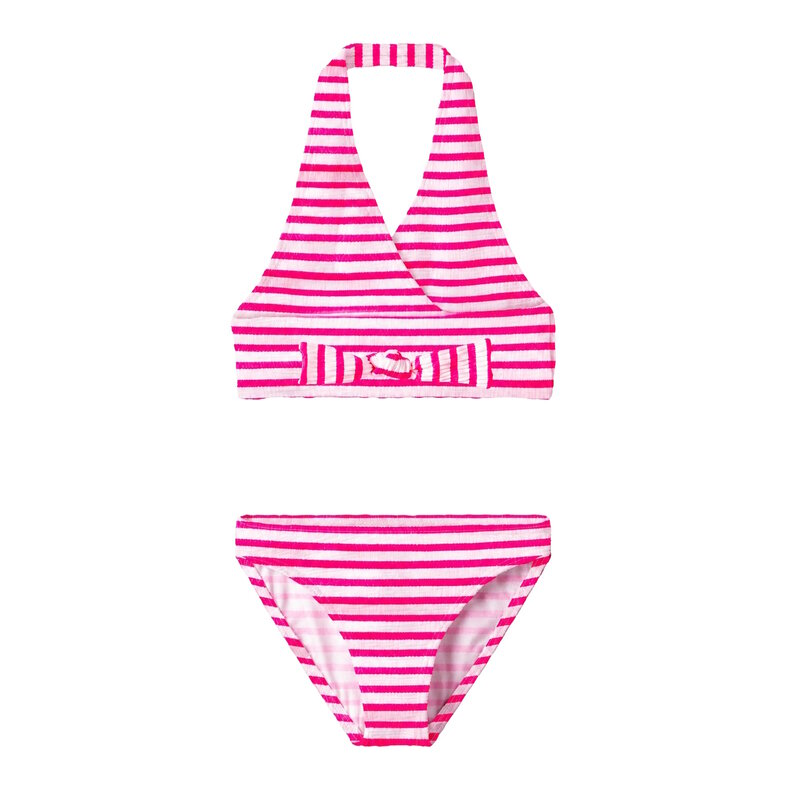 Name It Name It Meisjes Bikini Set Strik NKFZIPPA Gestreept Roze