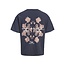 Jack & Jones Jack & Jones Men's Backprint T-Shirt JORMONTAUK Dark Gray-Blue/Dusty Pink Print