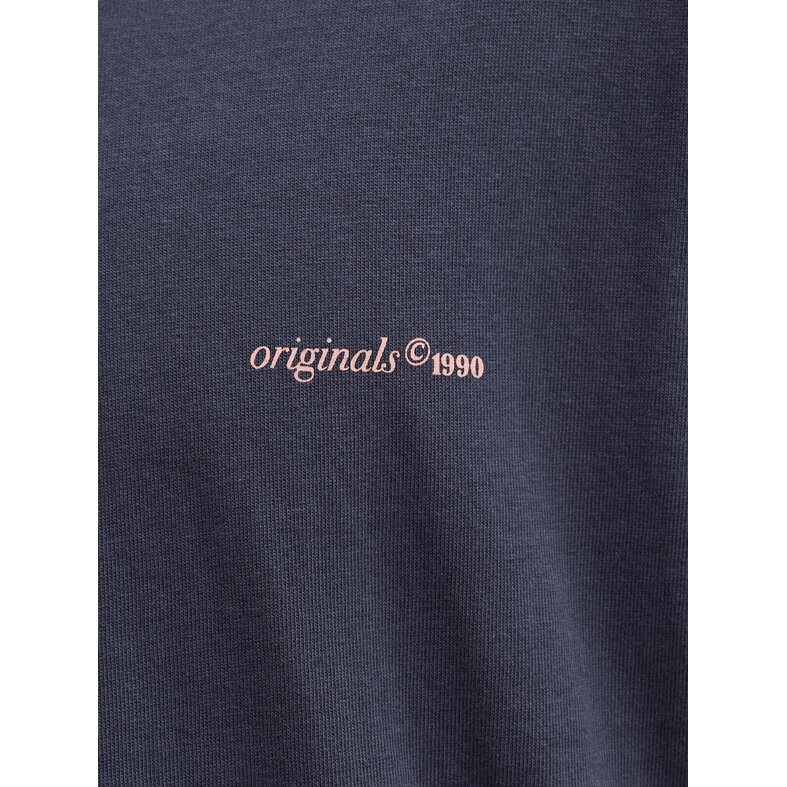Jack & Jones Jack & Jones Men's Backprint T-Shirt JORMONTAUK Dark Gray-Blue/Dusty Pink Print