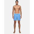 Happy Shorts Happy Shorts Men's Swim Short Double Waistband Solid Blue