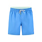 Happy Shorts Happy Shorts Heren Zwemshort Dubbele Waistband Effen Blauw