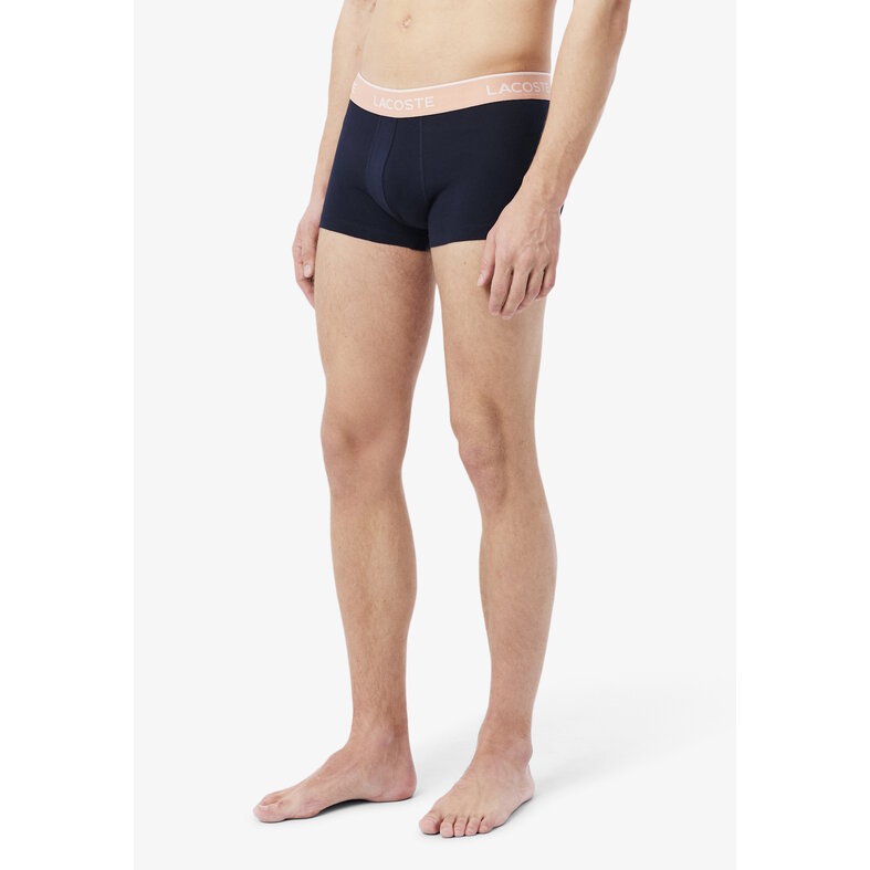 Lacoste Lacoste Men's Boxer Shorts Trunks 3-Pack Navy Blue