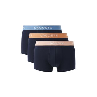 Lacoste Men's Boxer Shorts Trunks 3-Pack Navy Blue
