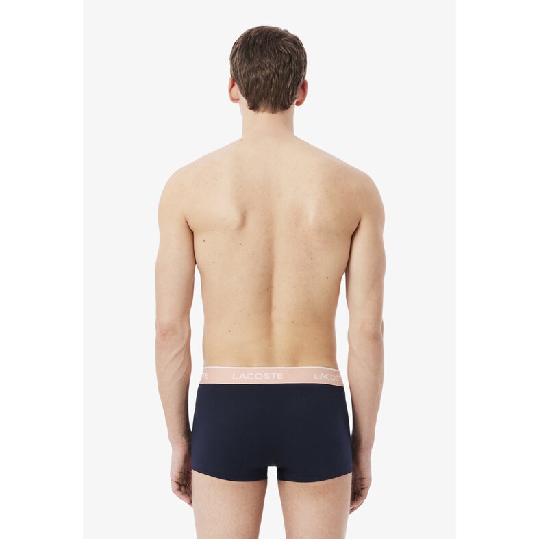 Lacoste Lacoste Men's Boxer Shorts Trunks 3-Pack Navy Blue