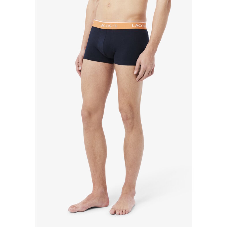 Lacoste Lacoste Men's Boxer Shorts Trunks 3-Pack Navy Blue