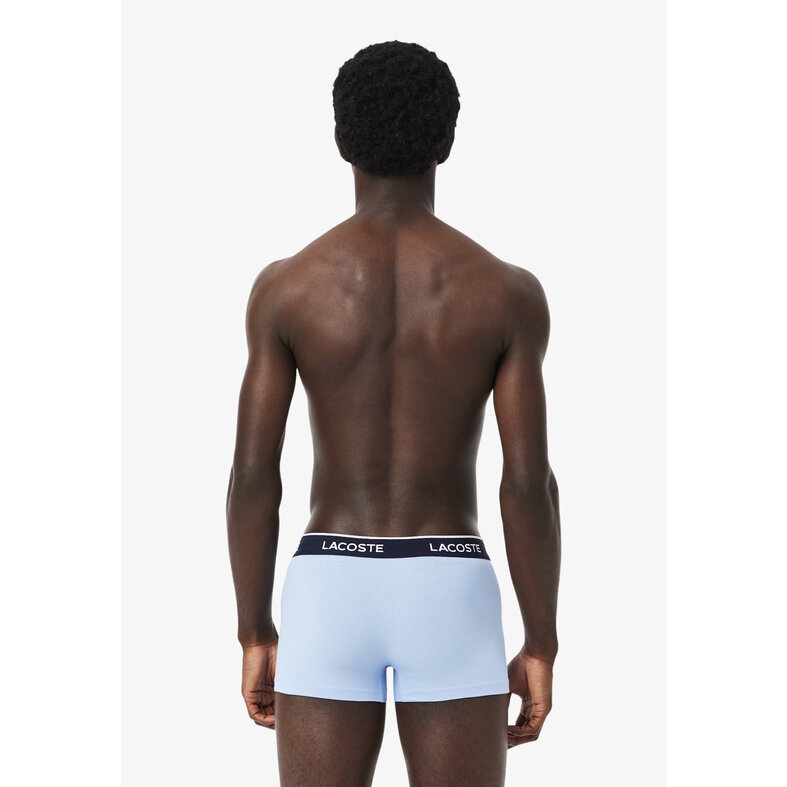 Lacoste Lacoste Men's Boxer Shorts Trunks 3-Pack Blue/Gray/Light Blue